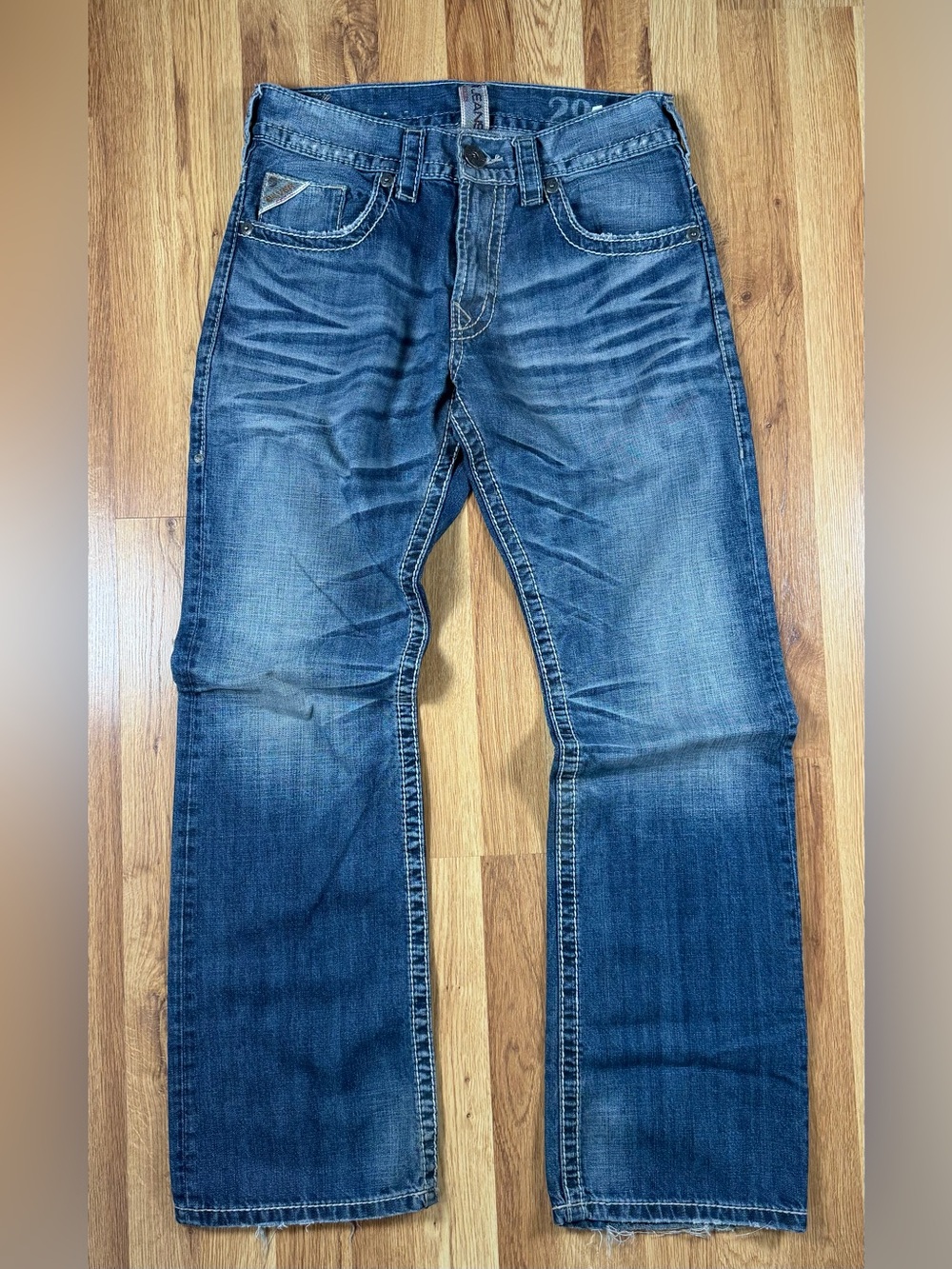 Silver Jeans Men's Straight Leg Denim in Medium Blue Wash
